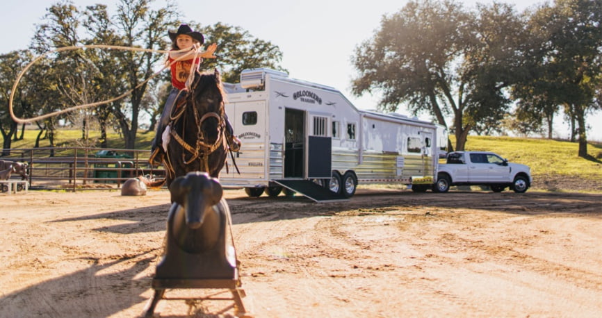 Roping practice